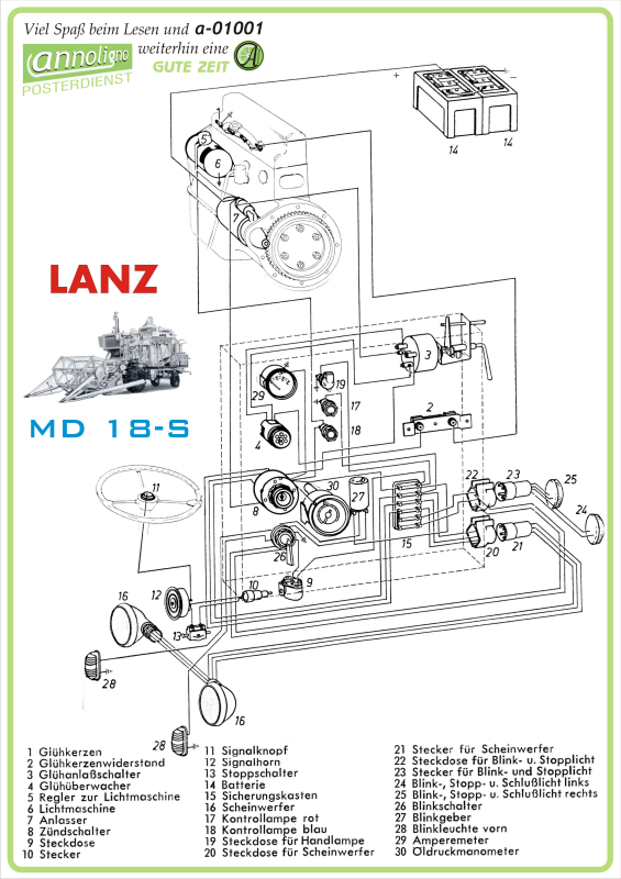 Poster zum annoligno 1001