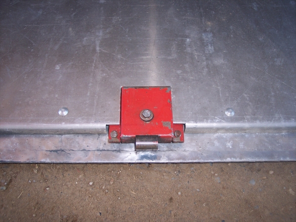 Aluminium-Riffelblech-Staubox / Staukasten